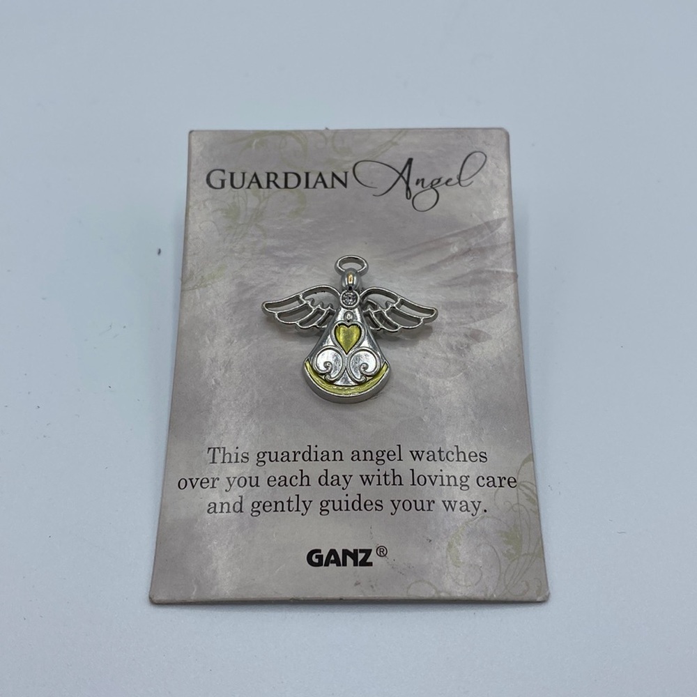 NEW! Ganz Guardian Angel Enameled Brooch